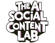 The AI Social Content lab Logo